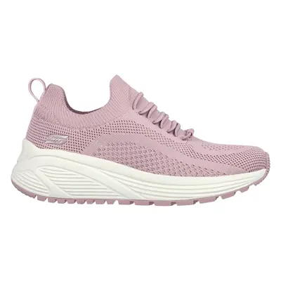 Skechers Women's BOBS Sport Sparrow 2.0 - Allegiance Crew Sneaker in Blush Pink, Size | Textile/