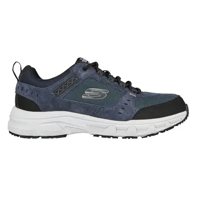 Skechers Men's Relaxed Fit: Oak Canyon Sneaker in Navy Blue/Black, Size | Leather/Textile/Synthe