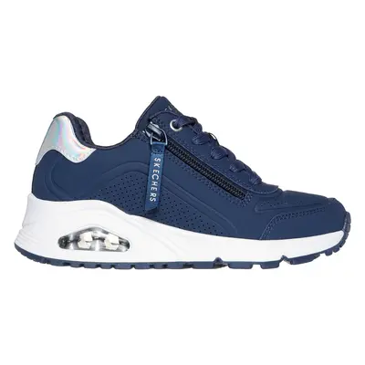 Skechers Girls Uno Gen1 Sneaker in Navy Blue, Size | Synthetic