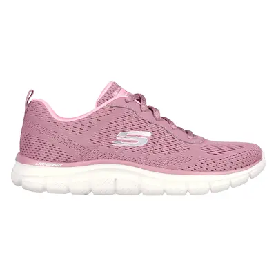 Skechers Women's Track - New Staple Sneaker in Dark Rose, Size | Textile/Synthetic, Vegan, Machi