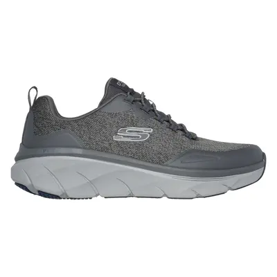 Skechers Men's Relaxed Fit: D'Lux Walker 2.0 - Steadyway Sneaker in Gray/Navy Blue, Size | Texti