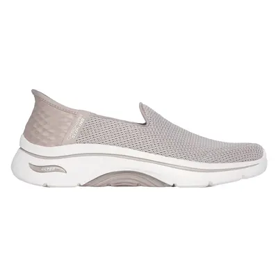 Skechers Women's Slip-Ins: GO WALK Arch Fit 2.0 - Delara Slip-On Shoes in Taupe, Size | Textile/