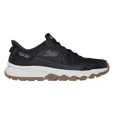 Skechers Men's Slip-ins: Dynamite AT - Escapar Sneaker in Black/Brown, Size | Textile/Leather