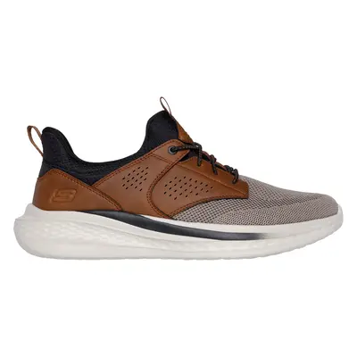 Skechers Men's Relaxed Fit: Slade - Breyer Sneaker in Brown/Tan, Size | Textile/Synthetic, Vegan