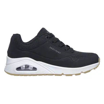 Skechers Women's Uno - Stand on Air Sneaker in Black, Size | Textile/Synthetic