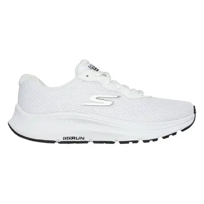 Skechers Women's GO RUN Consistent 2.0 - Engaged Sneaker in White/Black, Size | Textile/Syntheti