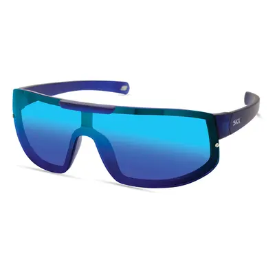 Skechers Boy's Matte Wrap Sunglasses in Blue