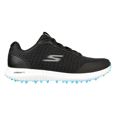 Skechers Women's GO GOLF Max Fairway Golf Shoes in Black/Turquoise, Size | Textile, Arch Fit