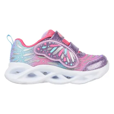 Skechers Lights: Twisty Brights - Wingin' It Sneaker in Lavender/Pink, Size | Textile/Synthetic