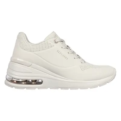 Skechers Women's Million Air - Elevated Air Sneaker in Off White, Size | Synthetic