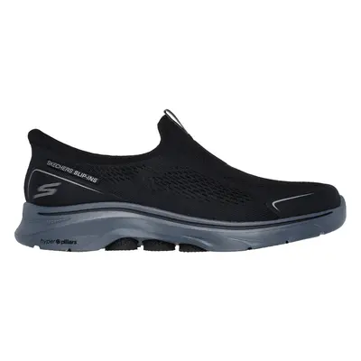 Skechers Men's Slip-ins: GO WALK - Easy On Evolution Slip-On Shoes in Black/Charcoal, Size | Tex