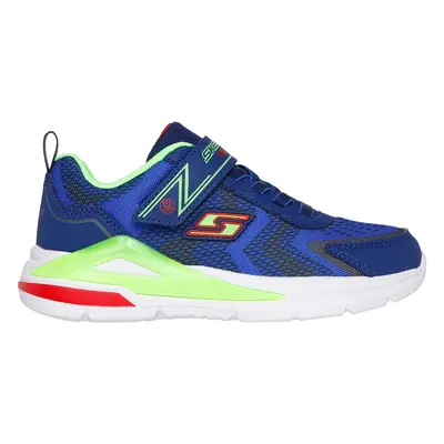 Skechers Boy's Lights: Tri-Namics Sneaker in Navy Blue/Lime, Size | Textile/Synthetic