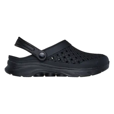 Skechers Men's Foamies: GO WALK - Ambition Mule in Black, Size | Synthetic, Machine Washable