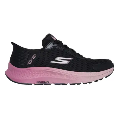 Skechers Women's Slip-ins: GO RUN Consistent 2.0 - Cameroon Sneaker in Black/Mauve | Textile/Syn