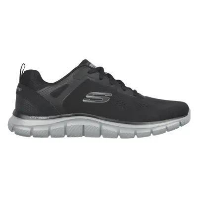 Skechers Men's Track - Broader Sneaker in Black/Charcoal, Size | Textile/Synthetic, Vegan, Machi