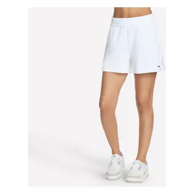 Skechers Women's GO WALK Everywhere Diamond Inch Short in White, Size | Polyester