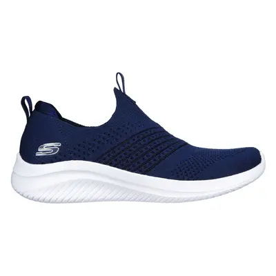 Skechers Women's Ultra Flex 3.0 - Classy Charm Sneaker in Navy Blue, Size | Textile/Synthetic, V