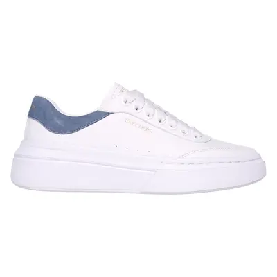 Skechers Women's Cordova Classic Sneaker in White/Blue, Size | Synthetic/Leather