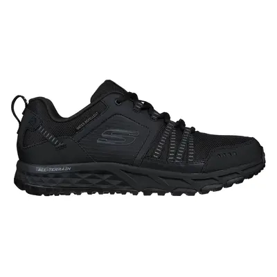 Skechers Men's Escape Plan Sneaker in Black, Size | Leather/Textile/Synthetic