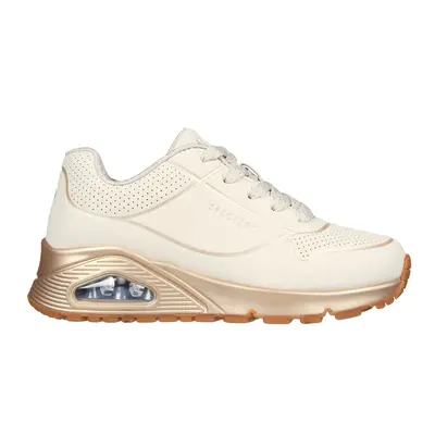 Skechers Girls Uno Gen1 - Cool Heels Sneaker in Natural, Size | Synthetic