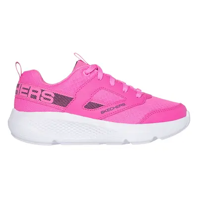 Skechers Girls GO RUN Elevate - Spectacular Speed Sneaker in Hot Pink, Size | Textile/Synthetic/