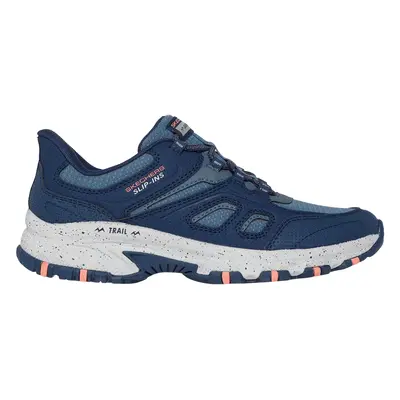 Skechers Women's Slip-ins: Hillcrest - Kamalino Sneaker in Navy Blue/Coral, Size | Synthetic/Tex