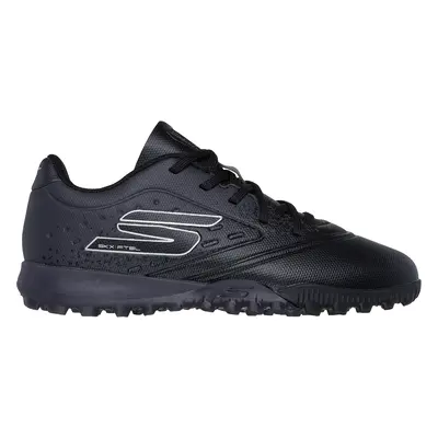 Skechers Razor 1.5 Jr Td TF Sneaker in Black/Silver, Size | Synthetic/Textile