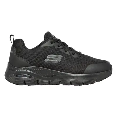 Skechers Women's Work: Arch Fit SR Sneaker in Black, Size | Textile/Synthetic