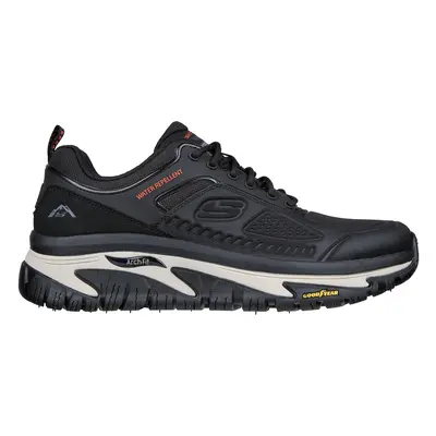 Skechers Men's Relaxed Fit: Arch Fit Road Walker - Recon Sneaker in Black, Size | Leather/Synthe