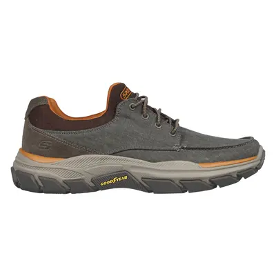 Skechers Men's Relaxed Fit: Respected - Loleto Sneaker in Brown, Size | Textile/Leather