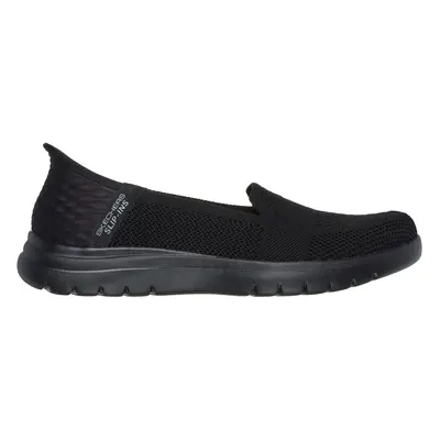 Skechers Women's Slip-ins: On-the-GO Flex - Serene Sneaker in Black, Size | Textile/Synthetic, M