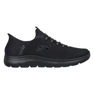 Skechers Men's Slip-ins: Summits - High Range Sneaker in Black, Size | Textile/Synthetic, Vegan,