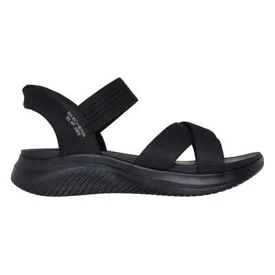 Skechers Women's Slip-ins: Ultra Flex 3.0 - Never Better Sandals in Black, Size | Textile, Vegan