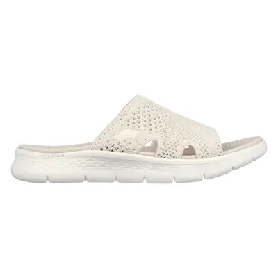 Skechers Women's GO WALK Flex Sandal - Elation Sandals in Natural, Size | Textile, Vegan, Machin