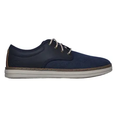 Skechers Men's Heston - Santano Sneaker in Navy Blue, Size | Textile/Synthetic, Vegan