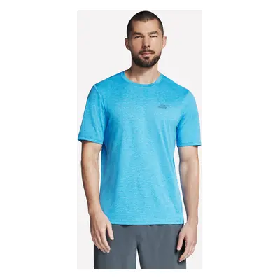 Skechers Men's Performance Charge T-Shirt in Turquoise/Purple, Size Large | Polyester