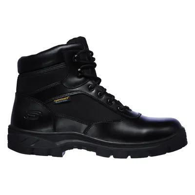 Skechers Men's Work: Wascana - Benen WP SR Boots in Black, Size | Leather/Textile/Synthetic