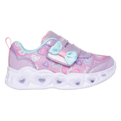 Skechers Heart Lights - Boogie Land Sneaker in Lavender, Size | Textile/Synthetic