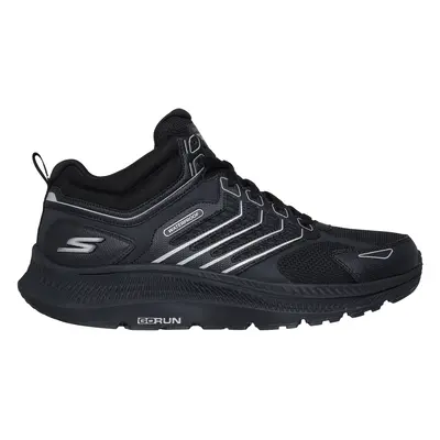 Skechers Men's GO RUN Consistent 2.0 - 100% Waterproof Sneaker in Black, Size | Leather/Textile/