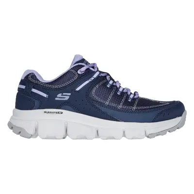 Skechers Women's Summits AT - Artists Bluff Slip-On Shoes in Navy Blue/Purple, Size | Synthetic/