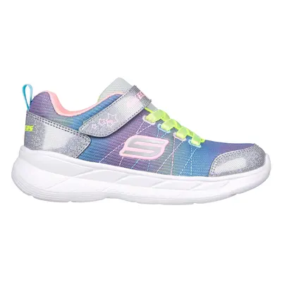 Skechers Girls Snap Sprints 2.0 - Stars Away Sneaker in Gray, Size | Textile/Synthetic, Machine 