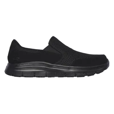 Skechers Men's Work Relaxed Fit: Flex Advantage - McAllen SR Slip-On Shoes in Black, Size | Text