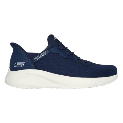 Skechers Men's Slip-ins: BOBS Sport Squad Chaos Sneaker in Navy Blue, Size | Textile/Synthetic, 