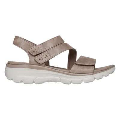 Skechers Women's Relaxed Fit: Easy Going - All Day Chic Sandals in Taupe, Size | Synthetic, Vega