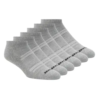 Skechers Men's Pack Core Low Cut Large Socks in Gray