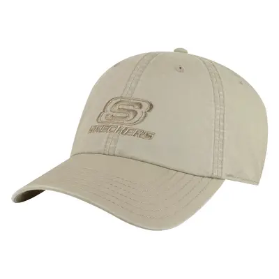 Skechers Men's Washed Dad Hat in Natural | Cotton