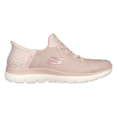 Skechers Women's Slip-ins: Summits - Dazzling Haze Sneaker in Rose, Size | Textile/Synthetic, Ve