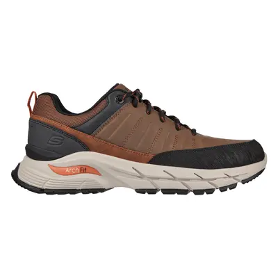 Skechers Men's Arch Fit - Baxter Sneaker in Brown, Size | Leather/Synthetic/Textile