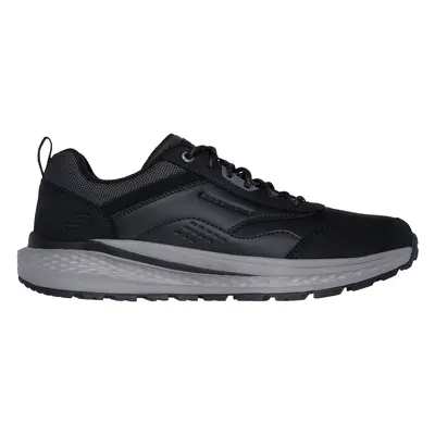 Skechers Men's Relaxed Fit: Slade - Peralto Sneaker in Black, Size | Leather/Synthetic/Textile