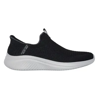 Skechers Men's Slip-ins: Ultra Flex 3.0 - Smooth Rise Sneaker in Black/Charcoal, Size | Textile/